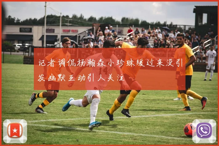 记者调侃杨瀚森小珍珠缓过来没引发幽默互动引人关注