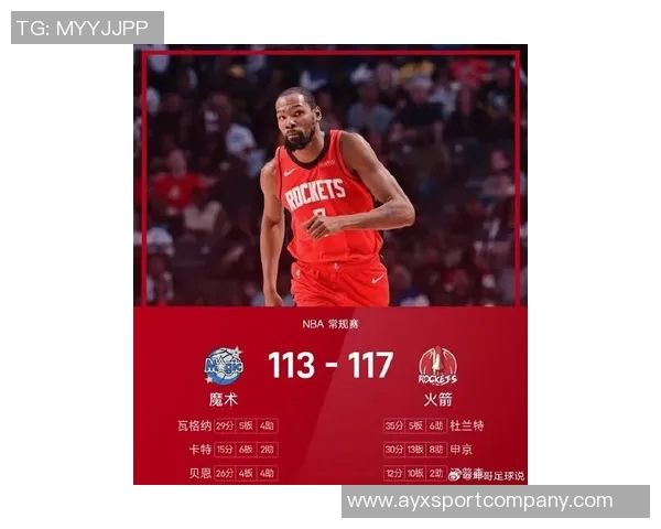 张佳玮点评杜兰特精彩表现35分助力球队战胜魔术展现核心价值